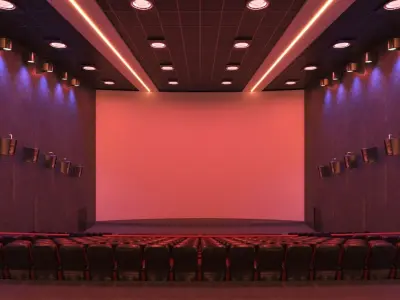 Cinema Hall  3D model