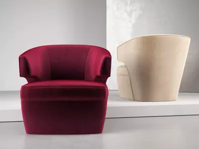 Lana Club Chair 3D model