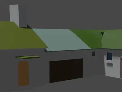 Cedric House Free low-poly 3D model