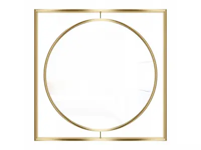 Mirror in a metal frame GZ-M1064 3D model