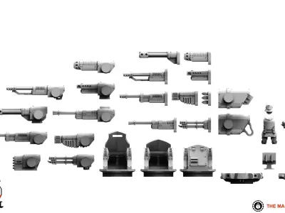 Feudal Guard - Defense Turret 3D print model