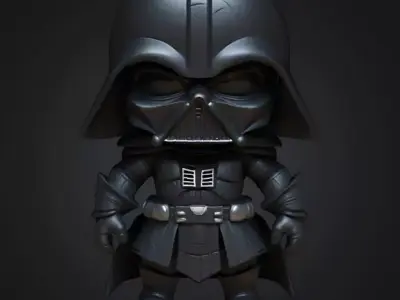 Darth Vader Chibi 3D print model