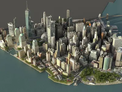  Manhattan Lower Low Poly 