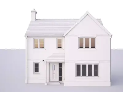 British House Trap Road Plot5-6-7  3D model