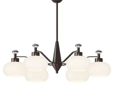 Astrid Chandelier 6 lamp 3D model