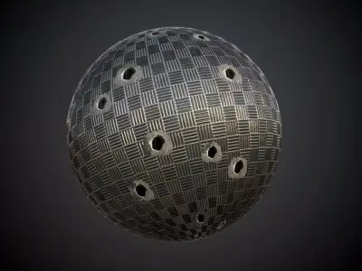 Metal Rusted Old Decay Seamless PBR Texture Texture