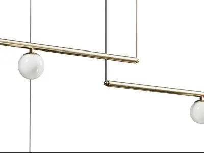 P90 PENDANT HANGLAMP Low-poly 3D model