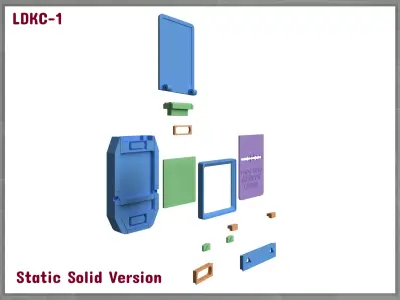 Klingon Communicator Lower Decks 3D print model
