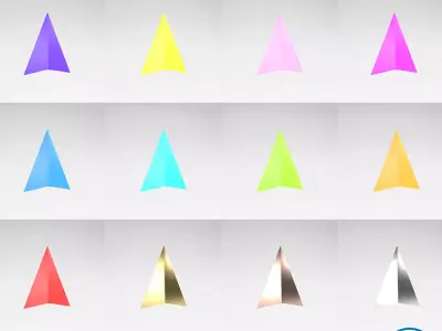 Arrow V1 Pack 01 Low-poly 3D model