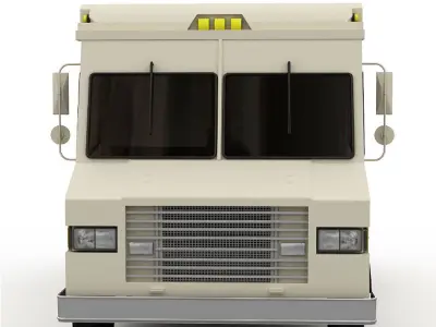 Trucks Collection food truck 3D model