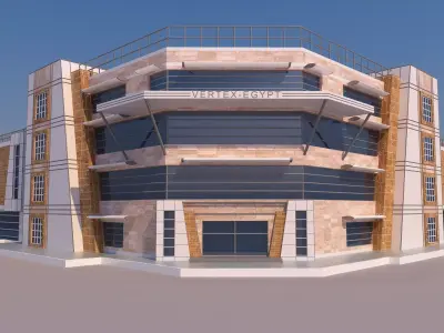 0147 - Modern Building 3D model