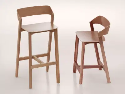 Merano barstool 3D model