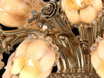 MD 3269-12-6 Osgona Chandelier 3D model