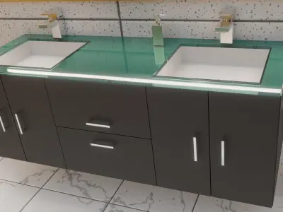 bathroom vanity 3D model