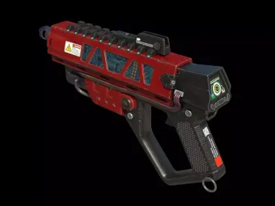 Scifi weapon 3D model