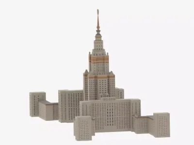 Moscow State University 3D model