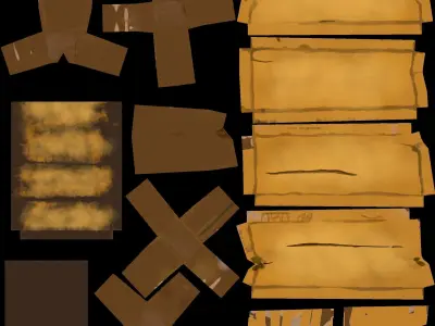 Cartoon House stylized  Low-poly 3D model