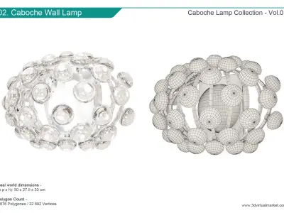 Caboche Lighting Collection Foscarini 3D model