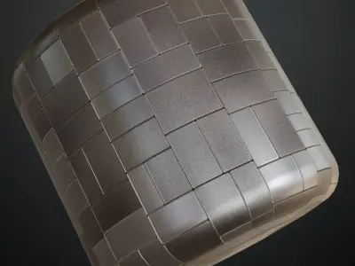 Silver Metal Powdered Plaster PBR Seamless Texture