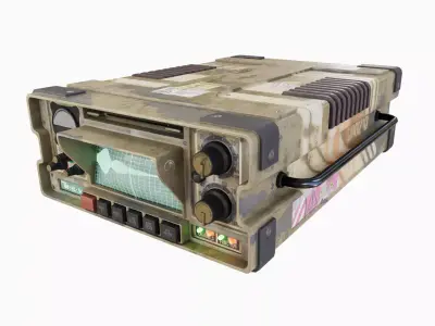 SCIFI Device001 Low-poly 3D model