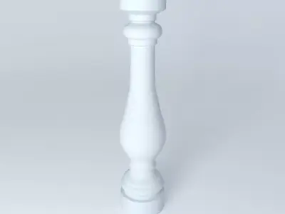 Rail Column 3D model