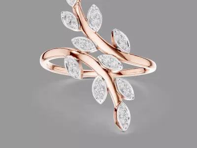  Light Diamond Ring  3D print model