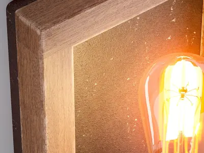 Palermo Grove 1-Light Gilded Iron Sconce 3D model