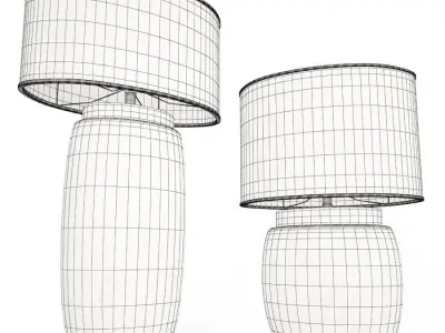 Table Lamps Titania 3D model