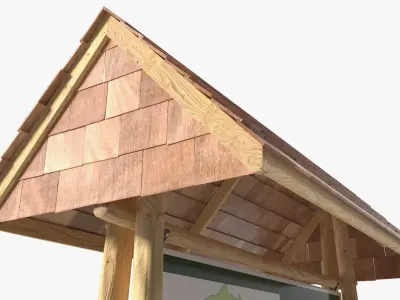  Hiking Information Board with Winter Men Sportswear Collection 