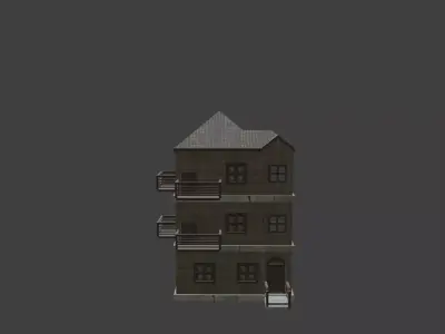 House Model 27 Low-poly 3D model
