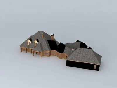 Stately House Free 3D model