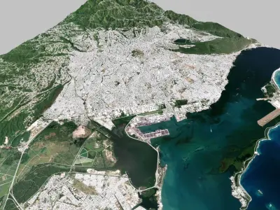 Cityscape Kingston Ontario Canada 3D model