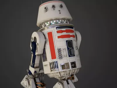 R5 - D4 Star Wars 3D model