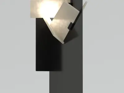 Double Fly wall lamp 3D model