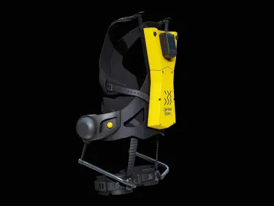 Exoskeleton German Bionic Cray-X Yellow 2023 - PBR Low-poly 3D model