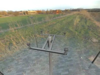 Wooden Electricity Pole With Ladder - Object 022 Low-poly 3D model