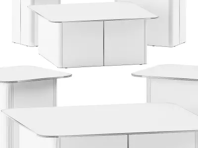 Kumo Coffee Table by IBEBI 3D model