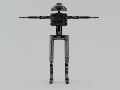 Sci-Fi Robot  3D model