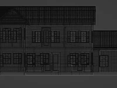 2-Story House 3D model purchase