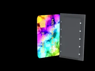 Credit Card Security Door 3D model