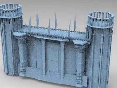 Elden Celtic Ring Bridge Towers 5 3D model