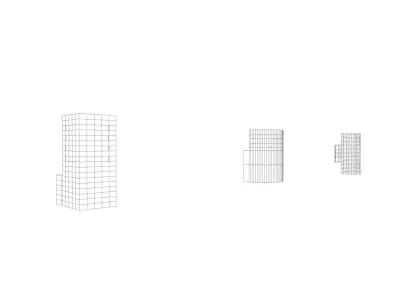 Wall Lamp Set 3D model