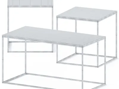Coffee Table Tavolino Team by Novamobili 3D model