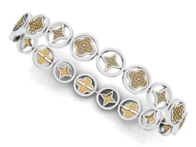 lv bracelet  3D print model