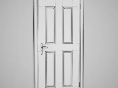CGAxis Door 3D model 22