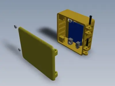 UNO R3 Wall Mount Case 3D print model