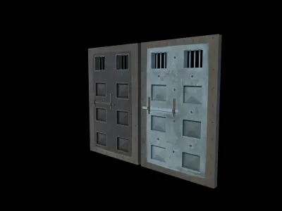 Jail Door 3D model
