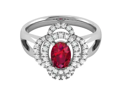 Women Ring  Render 3dm STL OBJ FBX Details 3D print model 216