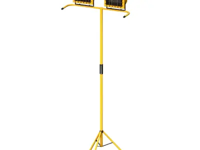 Construction Light Low-poly 3D model purchase