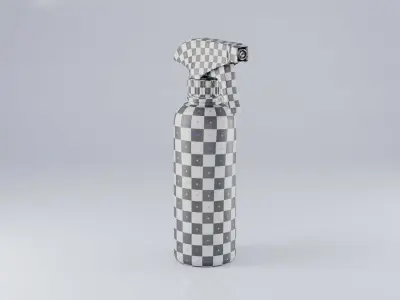 Plastic Spray Bottle - Hand Sanitizer atomizer 3D model